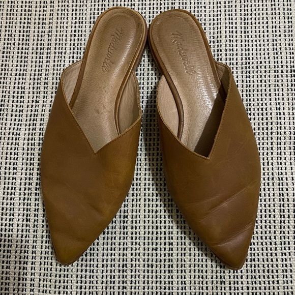 Madewell the Emilia Mule in English Saddle Leather, Size 10 - Picture 4 of 6